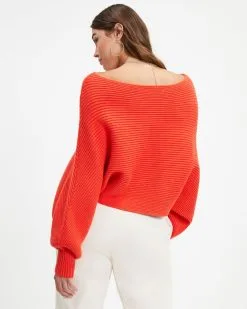 Normandie Knit Boat Neck Pullover Sweater - Poppy 10 Normandie Knit Boat Neck Pullover Sweater - Poppy -clothes Sales Normandie Knit Boat Neck Pullover Sweater Poppy 0116