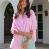 Oxford Cotton Button Down Shirt - Pink - FINAL SALE