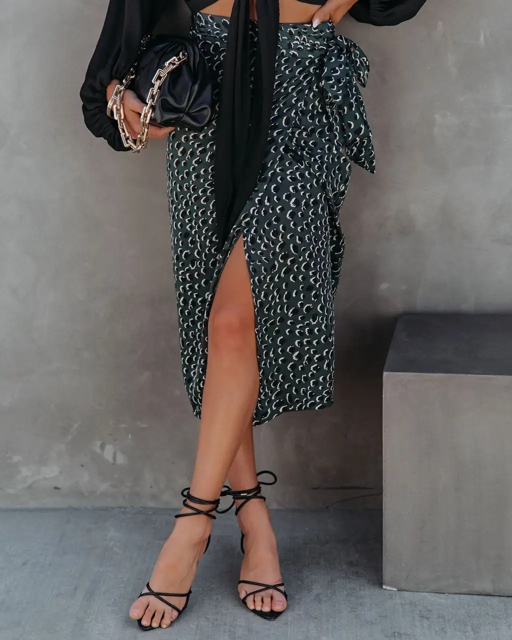 TYCH-001 Paniz Printed Wrap Midi Skirt - FINAL SALE 10 TYCH-001 Paniz Printed Wrap Midi Skirt - FINAL SALE - Image 10