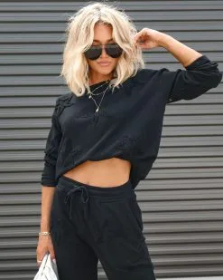 Hidden Stars Textured Pullover - FINAL SALE -clothes Sales PhotoJul19 110333PM