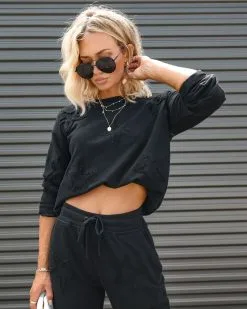 Hidden Stars Textured Pullover - FINAL SALE -clothes Sales PhotoJul19 110356PM