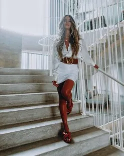 ENDL-001 Paparazzi Sequin Mini Skirt - White - FINAL SALE 19 ENDL-001 Paparazzi Sequin Mini Skirt - White - FINAL SALE -clothes Sales PhotoMay17 52344PM 3