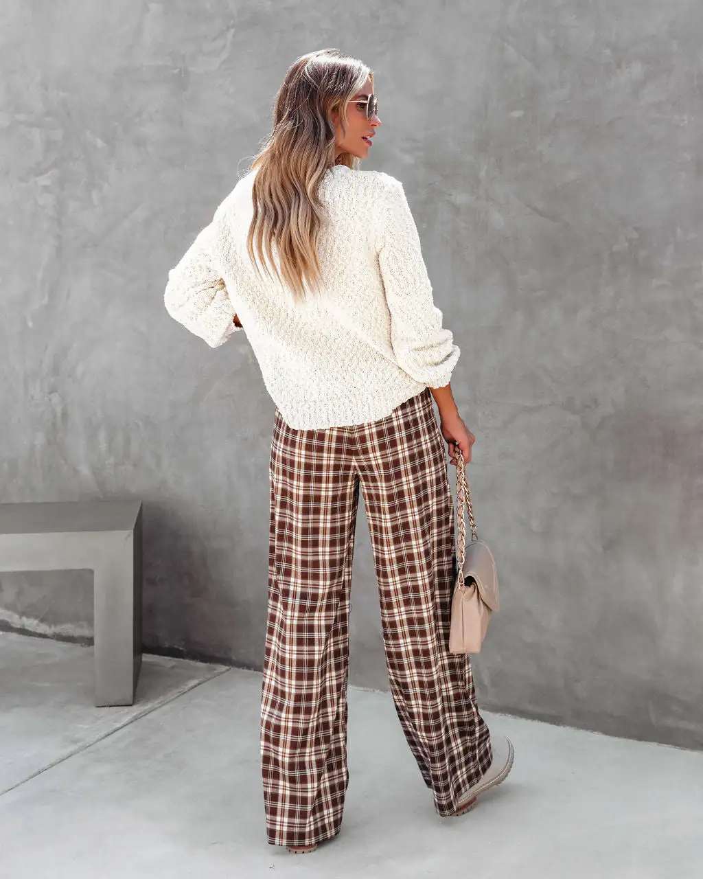 Pumpkin Spice Season Knit Pullover Sweater - Cream - FINAL SALE 4 Pumpkin Spice Season Knit Pullover Sweater - Cream - FINAL SALE - Image 4