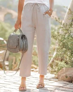 GRAD-001 Ride Slow Cotton Pocketed Pants - Haze Grey - FINAL SALE