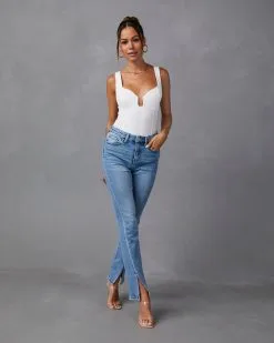 MUST-001 McCoy Sleeveless Bodysuit – Off White  -clothes Sales S18919 OFFWHITE LV1113 EXTOL 7359 1cc08a10 8848 44d5 88c1 41f3543ef6e3