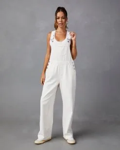 SHE -001 Delta Pocketed Overalls - Ecru 12 SHE -001 Delta Pocketed Overalls - Ecru -clothes Sales SY3626 ECRU 8173