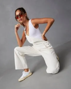 SHE -001 Delta Pocketed Overalls - Ecru 13 SHE -001 Delta Pocketed Overalls - Ecru -clothes Sales SY3626 ECRU 8206