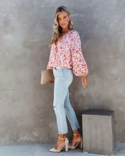 FATE-001 Seraphina Floral Balloon Sleeve Bodysuit - FINAL SALE -clothes Sales SeraphinaFloralBalloonSleeveBodysuit20