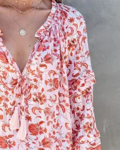 FATE-001 Seraphina Floral Balloon Sleeve Bodysuit - FINAL SALE -clothes Sales SeraphinaFloralBalloonSleeveBodysuit55