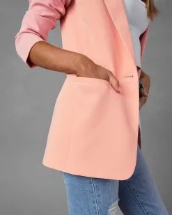 Sherbert Colorblock Blazer -clothes Sales Sherbertcolorblockblazer2362