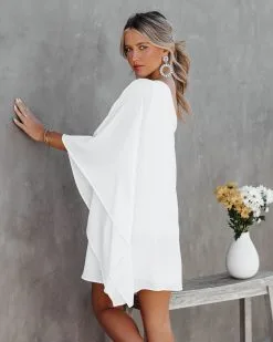 Side To Side One Shoulder Statement Dress - White - SALE 19 Side To Side One Shoulder Statement Dress - White - SALE -clothes Sales SideToSideOneShoulderStatementDressWhite49