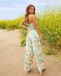 Sonia Floral Pocketed Wide Leg Pants 12 Sonia Floral Pocketed Wide Leg Pants -clothes Sales Soniafloraltwopiece0079