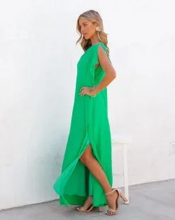 Strike A Pose One Shoulder Statement Maxi Dress - Emerald - FINAL SALE 14 Strike A Pose One Shoulder Statement Maxi Dress - Emerald - FINAL SALE -clothes Sales StrikeAPoseOneShoulderStatementMaxiDressEmerald19