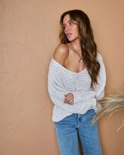 Sunday Mornings Sweater - Ivory - SALE -clothes Sales Sunddaymorningssweaterivory0198