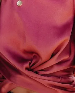 DO+B-001 Tessa Satin Criss Cross Crop Blouse - FINAL SALE 14 DO+B-001 Tessa Satin Criss Cross Crop Blouse - FINAL SALE -clothes Sales Tessasatincrisscrosscropblouse 6