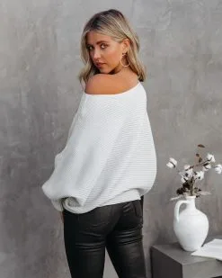 Tremont Ribbed Dolman Sweater - Light Grey - FINAL SALE -clothes Sales TremontRibbedDolmanSweaterLightGrey52