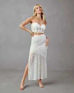 EMOR-001 Yours Truly Lace Maxi Skirt - Off White 9 EMOR-001 Yours Truly Lace Maxi Skirt - Off White -clothes Sales Truelovestraplesscroptopwhiteandyourstrulylacemaxiskirtoffwhite81 6fa55a58 4e8b 468a 90f3 5fa29d5636a0