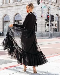 MABL-001 Truthfully Mine Tulle Maxi Skirt - Black - FINAL SALE 13 MABL-001 Truthfully Mine Tulle Maxi Skirt - Black - FINAL SALE -clothes Sales TruthfullyMineTulleMaxiSkirt Black 8