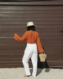 Holiday In The Sun Crochet Long Sleeve Top -clothes Sales VICIXSOD CrochetCropLongSleeve 2