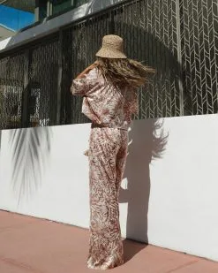 ACOA-001 Take Me To Tulum Satin Button Up Top -clothes Sales VICIXSOD SilkySet 2