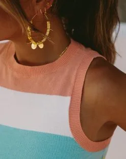 ACOA-001 Sobe Striped Knit Mini Skirt - FINAL SALE -clothes Sales VICIXSODCOLLECTION SOBESTRIPEDSET 5