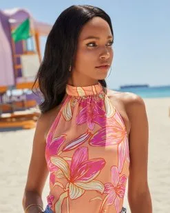 SALT-001 Viaje Al Paraiso Halter Back Tie Bodysuit - LAST CHANCE 12 SALT-001 Viaje Al Paraiso Halter Back Tie Bodysuit - LAST CHANCE -clothes Sales ViciMiami598