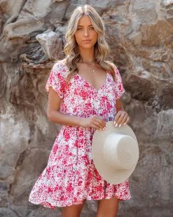 Well Adored Floral Tiered Babydoll Dress -clothes Sales WellAdoredFloralTieredBabydollDress79