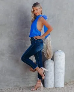 FATE-001 Wondrous Backless Halter Bodysuit - Royal Blue - FINAL SALE 18 FATE-001 Wondrous Backless Halter Bodysuit - Royal Blue - FINAL SALE -clothes Sales WondrousBacklessHalterBodysuitRoyalBlue17