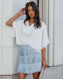 ENDL-001 Zoie Studded Fringe Mini Skirt - Blue - SALE 13 ENDL-001 Zoie Studded Fringe Mini Skirt - Blue - SALE -clothes Sales ZoieStuddedFringeMiniSkirtBlue33