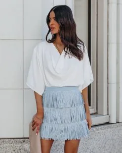 ENDL-001 Zoie Studded Fringe Mini Skirt - Blue - SALE 14 ENDL-001 Zoie Studded Fringe Mini Skirt - Blue - SALE -clothes Sales ZoieStuddedFringeMiniSkirtBlue85