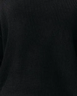 &MER-001 A La Mode Cutout Turtleneck Knit Sweater - Black - FINAL SALE -clothes Sales alamodecutoutturtleneckknitsweaterblack27
