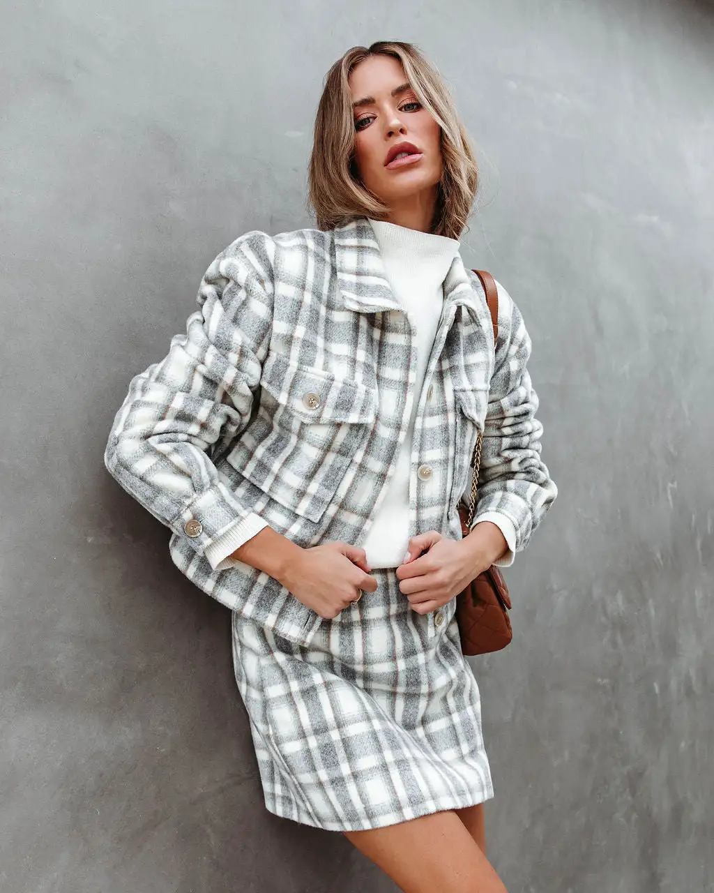 FORE-001 All On Me Plaid Mini Skirt - FINAL SALE 5 FORE-001 All On Me Plaid Mini Skirt - FINAL SALE - Image 5