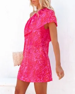 Amazonia One Shoulder Mini Dress - FINAL SALE 15 Amazonia One Shoulder Mini Dress - FINAL SALE -clothes Sales amazoniaoneshoulderminidress115