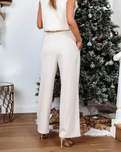 WHIT-001 Live A Little Pocketed Wide Leg Pants - Cream - FINAL SALE 9 WHIT-001 Live A Little Pocketed Wide Leg Pants - Cream - FINAL SALE -clothes Sales athenaknitstuddedtopcreamandlivealittlepocketedwidelegpantscream25
