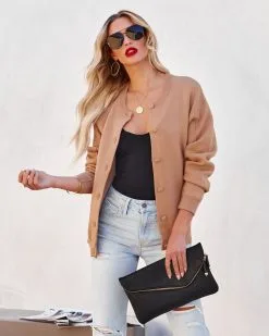 Aubrey Button Down Knit Cardigan - Sand - FINAL SALE -clothes Sales aubreybuttondownknitcardigansand110