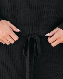 LIST-001 Autumn Splendor Ribbed Knit Pants - Black - FINAL SALE 11 LIST-001 Autumn Splendor Ribbed Knit Pants - Black - FINAL SALE -clothes Sales autumnsplendorribbedknitcroptopandpantsblack61 3f65673e 2c95 4db0 988a 5f555d148450