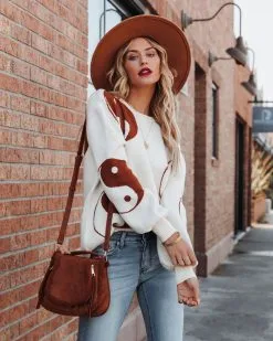 Balance Knit Sweater - Cream - FINAL SALE -clothes Sales balanceknitsweatercream45