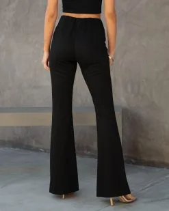 MUST-001 Duffy High Rise Wide Leg Pants - Black - FINAL SALE -clothes Sales beboldtweedchainblazerblueandduffyhighrisewidelegpantsblack 132