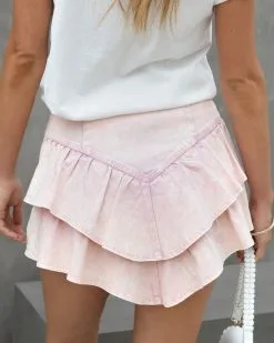 FATE-001 All About Freedom Cotton Ruffle Mini Skirt - Washed Pink 10 FATE-001 All About Freedom Cotton Ruffle Mini Skirt - Washed Pink -clothes Sales beverlyhillscrestcottonteeandallaboutfreedomcottonruggleminiskirtwashedpink 38