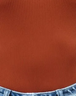 NIKI-001 Blank Slate Scoop Bodysuit - Clay - FINAL SALE 13 NIKI-001 Blank Slate Scoop Bodysuit - Clay - FINAL SALE -clothes Sales blackbodysuitclay19