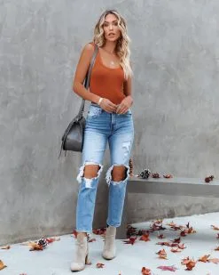 NIKI-001 Blank Slate Scoop Bodysuit - Clay - FINAL SALE 16 NIKI-001 Blank Slate Scoop Bodysuit - Clay - FINAL SALE -clothes Sales blackbodysuitclay2