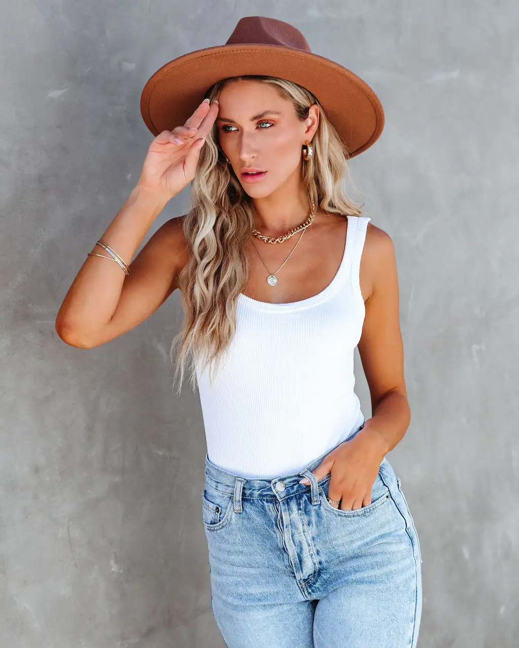 NIKI-001 Blank Slate Scoop Bodysuit - White - FINAL SALE 5 NIKI-001 Blank Slate Scoop Bodysuit - White - FINAL SALE - Image 5