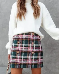 FATE-001 Bring It On Plaid Mini Skirt - FINAL SALE