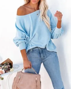 BUCK-001 Brison Cotton Blend French Terry Pullover - Blue - FINAL SALE 16 BUCK-001 Brison Cotton Blend French Terry Pullover - Blue - FINAL SALE -clothes Sales brisoncottonblendfrenchterrypulloverblue85