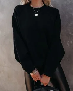 Campfire Knit Sweater - Black -clothes Sales campfireknitsweaterblack07