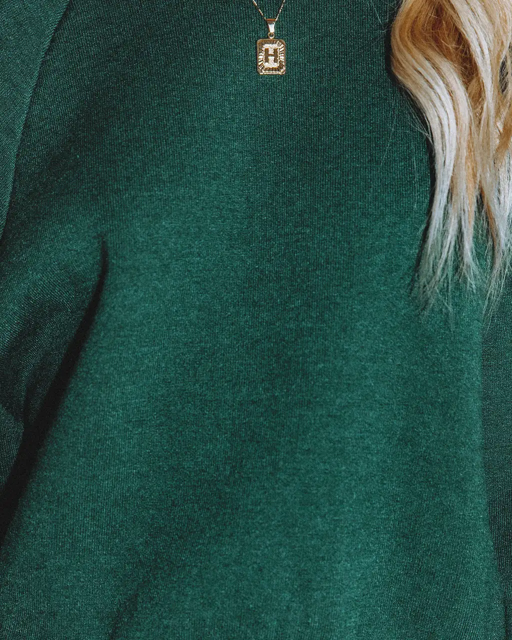 MOD -001 Campfire Knit Sweater - Hunter Green - FINAL SALE 4 MOD -001 Campfire Knit Sweater - Hunter Green - FINAL SALE - Image 4