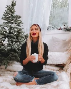 Camrie Cowl Neck Knit Sweater - Black - FINAL FINAL SALE -clothes Sales camriecowlneckknitsweaterblack27