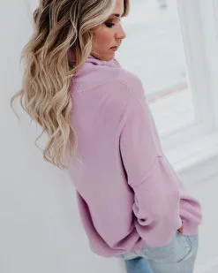 Candy Hearts Cowl Neck Sweater - Lavender - FINAL SALE -clothes Sales candyheartscowlnecksweaterlavender17