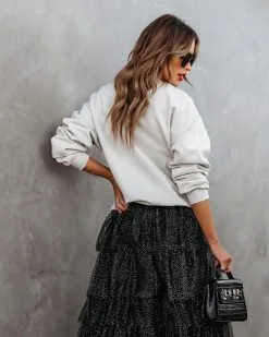 Champagne Campaign Sweatshirt - Beige - FINAL SALE -clothes Sales champagnecampaignsweatshirtbeige77