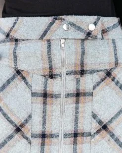 HYFV-001 Cher Plaid Pocketed Mini Skirt - FINAL SALE -clothes Sales cherplaidpocketedminiskirt79